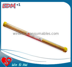 الصين 2.5 x 400mm EDM Brass Tube / Sing Hole EDM Electrode Tube For Drilling Machine المزود